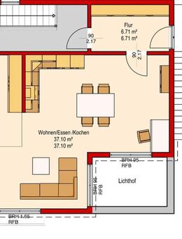 3-Zimmer KfW55-ELW 2016 FBH EBK Kiebingen bei Rottenburg Tübingen - Rottenburg (Neckar)