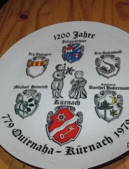 Sammel-/Wandteller, Motiv: 1200 Jahre Kürnach - Giebelstadt