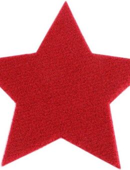 Primaflor-Ideen in Textil Platzset Stern, Weihnachtsdeko rot, (Set, 4-St), ideal als Untersetzer oder Tischdeko, Größe 16,5 cm