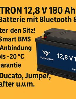 Sommer Spezial Untersitzbatterie ,wintertauglich 180AH LiFePo4 , Bluetooth - Olfen Zentrum