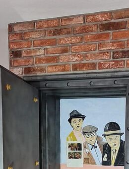 Ziegelwand Tresor Olsenbande Franz Jäger Berlin Wandgestaltung Ziegelrot & Backsteinwand - Halle (Saale)