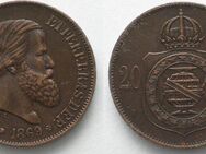 20 Reis,1869 Brasilien,PEDRO II. ,Lot 79