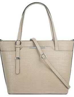 Cluty Henkeltasche, echt Leder, Made in Italy