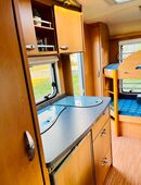 Wohnwagen zum Mieten/ Vermieten Knaus - Stockbetten Etagenbetten Hochbetten - For Rent - CAMPING URLAUB ☀️ Wohnanhänger Camper Wohnmobil Fahrradträger Van Caravan Anhänger in 89614