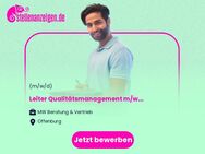 Leiter Qualitätsmanagement m/w/d - Willstätt