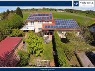 Ökologisch & energieeffizient - Architektonisches Wohnhaus mit Praxisanbau - Unverbaubare Naturlage - Stimpfach