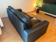 Leder Couch Sofa schwarz - Magdeburg