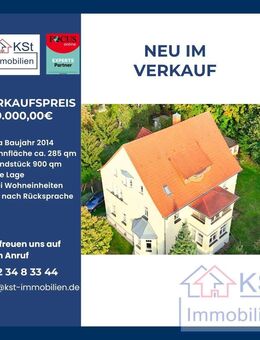 Stilvolle Villa mit Charme und Platz für zwei Familien in guter Lage von Markkleeberg - Markkleeberg