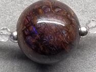 Boulder Opal & Rosenquarz Silberkette 925. - Cottbus