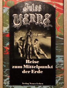 Buch „Reise zum Mittelpunkt der Erde“, von Jules Verne, Verlag Neues Leben, Berlin, DDR 1986 - Dresden