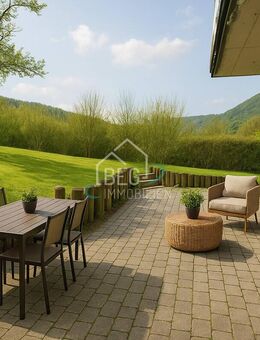 Charmante 3-Zimmer-Wohnung mit Terrasse und idyllischem Garten - Gruibingen