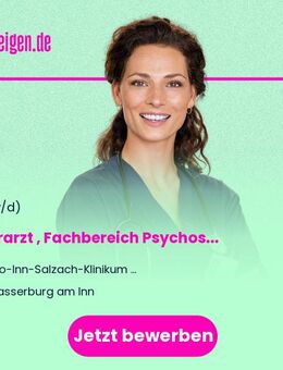Oberarzt (m/w/d), Fachbereich Psychosomatik - Wasserburg (Inn)