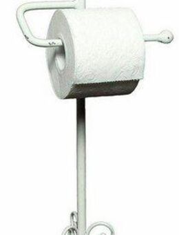 Ambiente Haus Toilettenpapierhalter Antik, weiß