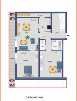 Charmante 3-Zimmer-Wohnung in Lindberg bei Zwiesel - Lindberg
