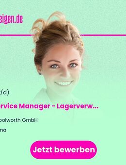 IT Service Manager - Lagerverwaltung System & Transport Management System (gn*) - Unna
