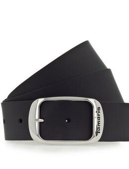 Tamaris Ledergürtel Doppelschließe in glänzendem Silber