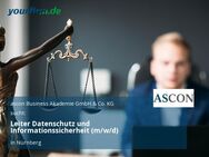 Leiter Datenschutz und Informationssicherheit (m/w/d) - Nürnberg
