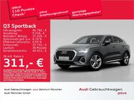 Audi Q3, Sportback 45 TFSI e 2x S line SONOS, Jahr 2023 - Eching (Regierungsbezirk Oberbayern)