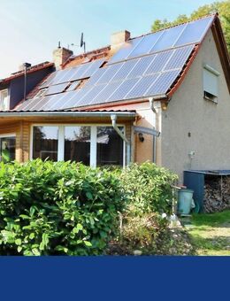 PV & Solarthermie - Doppelhaushälfte mit Nebengelass und Wintergarten in Melchow! - Biesenthal Zentrum