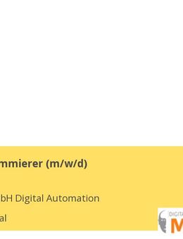 SPS-Programmierer (w/m/d) - Wuppertal