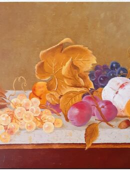 Stillleben mit Trauben und Obst. - Nürnberg