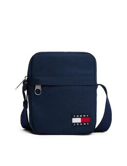 Tommy Jeans Umhängetasche TJM ESS DAILY REPORTER, Men Schultertasche, Freizeitasche mit Tommy Jeans Flaggen-Aufnäher
