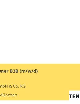 Product Owner B2B (m/w/d) - Coburg