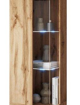 INOSIGN Vitrine Kenia, stehend und hängend, Türanschlag wechselbar (1-St) Vitrineschrank mit Glastüren 160 cm Höhe
