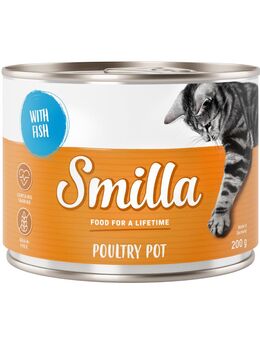 Sparpaket Smilla Geflügeltöpfchen 24 x 200 g - zartes Geflügel mit Fisch