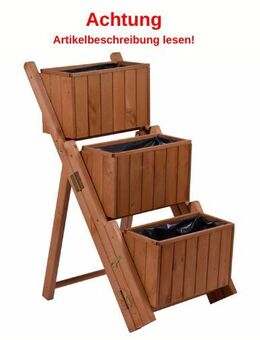 Dobar Ausklappbare Pflanztreppe braun mit 3 Pflanzkästen #DH12 - Birkenfeld (Baden-Württemberg)