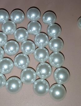 Perlen lose elfenbeinfarben 20 mm zum Basteln,Schmuck - Kerken