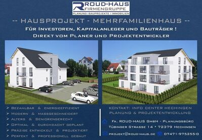 + EXKLUSIVES MEHRFAMILIENHAUS-PROJEKT! +