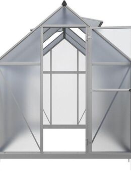 KONIFERA Gewächshaus, BxTxH: 182 x 243 x 208 cm, 4 mm Wandstärke, Set, mit Fundamentrahmen