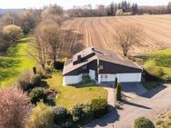 Architektenhaus "Split-Level" mit traumhaften Grundstück und unverbaubarer Aussicht - in Puderbach - Puderbach