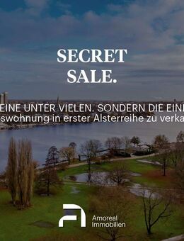 Hamburg-Harvestehude | KEINE UNTER VIELEN. SONDERN DIE EINE. Luxuswohnung in erster Alsterreihe - Hamburg