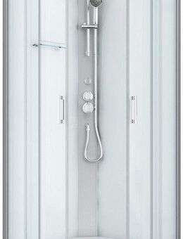 Sanotechnik Komplettdusche DALLAS, BxT: 90x90 cm, Einscheibensicherheitsglas