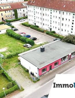 Zentrale ca. 93m² barrierearme 4-Zi. Whg. mit überd. Terr. & zusätzlichen Mieteinnahmen in Wolgast! - Wolgast