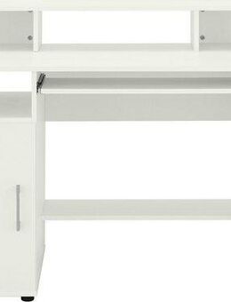 VOGL Möbelfabrik Schreibtisch Timra mit Monitoraufsatz, Tastaturauszug & Towerfach, Breite 154 oder 178 cm, Made in Germany