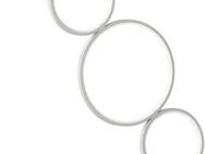 TRIO Leuchten LED Stehlampe Rondo, Dimmfunktion, LED fest integriert, Warmweiß, Stehleuchte mit Fussschalter integrierter Dimmer Höhe 115cm warmweiß
