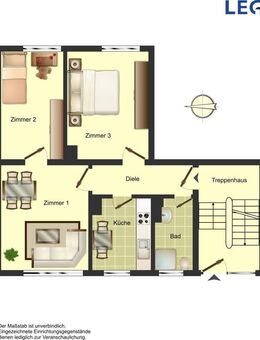 Jetzt besichtigen und noch vor Weihnachten einziehen!! 3-Zimmer-Wohnung in Rünthe frei!! - Bergkamen