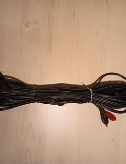 Chinchkabel RCA 2x Cinchstecker rot/schwarz vergoldet 10m - Kolkwitz