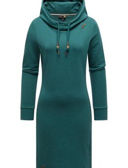 Ragwear Sweatkleid Sabreen Langärmliges Baumwoll Kleid mit Kapuze