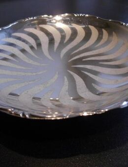 Quist Schale 14 cm Kugelfüße versilbert Deko Retro Vintage 3,- - Flensburg