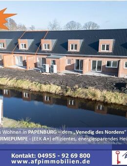 ***N E U K A L K U L I E R T*** ***Modernes Reihenhaus in zentraler Lage von Papenburg*** - Papenburg