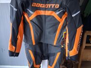 Lederkombi Schwarz/Orange gr.52 - Rösrath