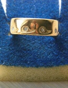 Avon Crystal Paisley Ring Modeschmuck goldflated 4,- - Flensburg