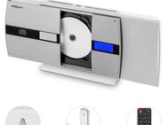 Vertikal Stereoanlage Micro CD Player Wandmontage Radio Tuner Wecker USB Audio - Wuppertal
