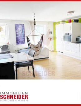 IMMOBILIEN SCHNEIDER - Lehel- traumhaft schöne 4 Zi-Wohnung mit Wohnküche und Holzdielenboden - München