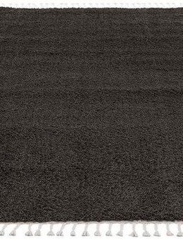 Carpet City Hochflor-Teppich Pulpy 100, rechteckig, Höhe: 30 mm, Läufer, weich, mit Fransen, uni, viele Größen, Wohnzimmer, Schafzimmer