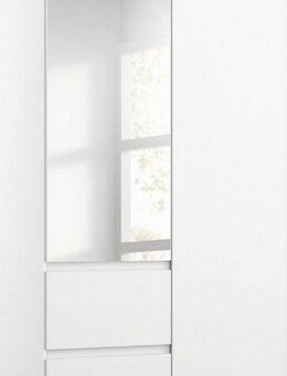 rauch Drehtürenschrank Kleiderschrank Schrank Garderobe Wäscheschrank Ankleide NIDDA (Breiten 91/136/181 cm) mit vollflächig aufgelegten Spiegel grifflose Front MADE IN GERMANY